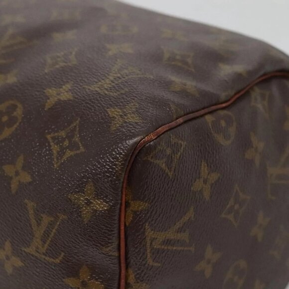 LOUIS VUITTON Monogram Speedy 30 Hand Bag M41526 LV Auth 138685 - Picture 4 of 16